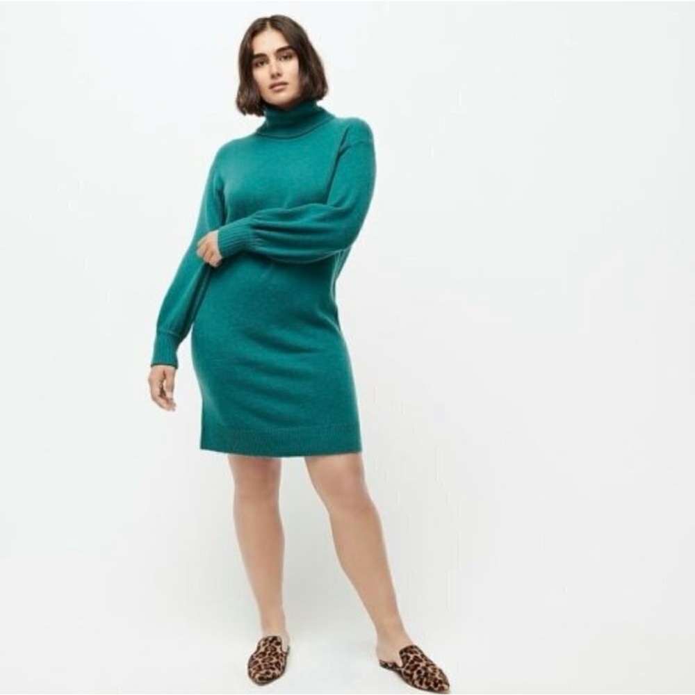 J. Crew Turtleneck Sweater-Dress in Supersoft Yarn